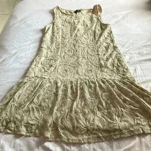 Mini Cream Color Dress